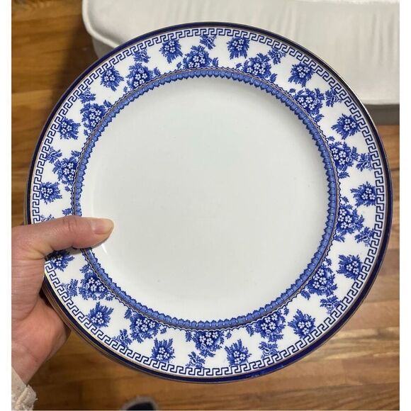Stanley Pottery Torbrex Dinner plate set of 6 England 8 3/4 inches - Picture 1 of 10